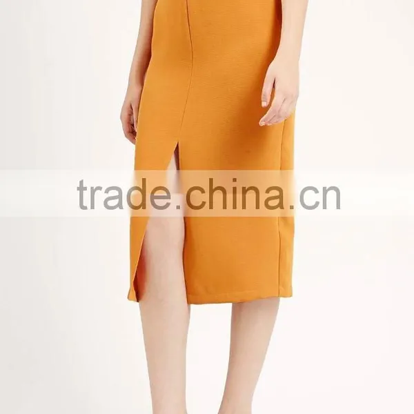 Fashion Lady Midi Split Skirt photo-2