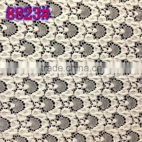 Tianhua 8823 Knitting Type 100% Polyester Lace Fabric for Evening Dress photo-4