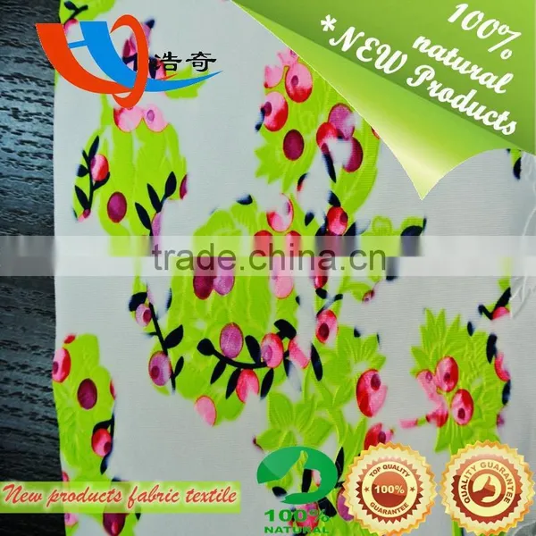 Fabric Textile New Product 2015 China Shaoxing Factory Wholesale Knit Scuba Fabric 3d Print Emboss photo-5