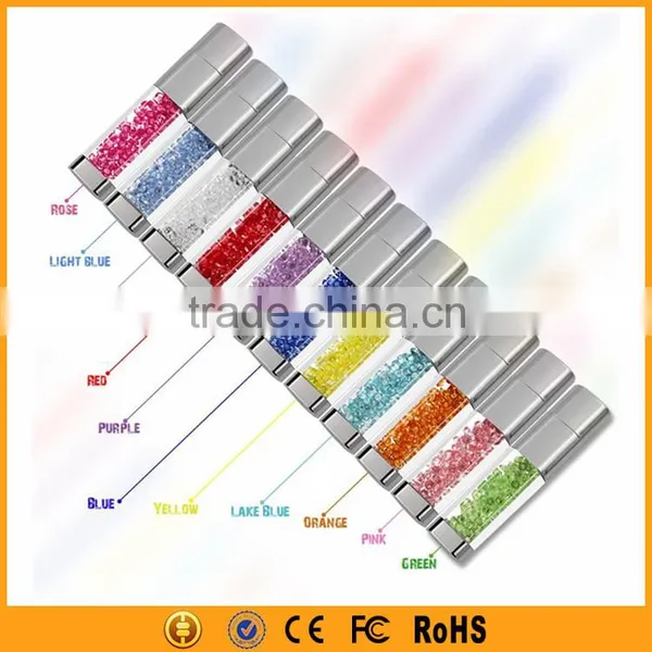 Delicate Colorful Crystal Usb Flash Drive 16gb photo-3