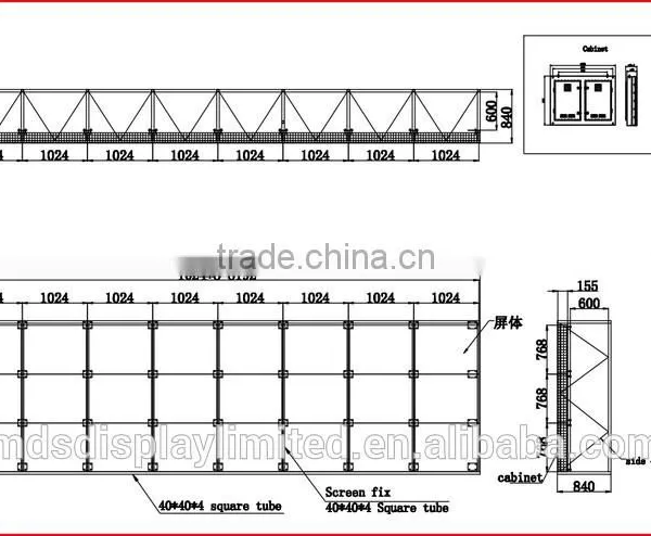 P10 Led Display Curve, Indoor Usage and Video and Picture Display Function Advertising Led Screen photo-6