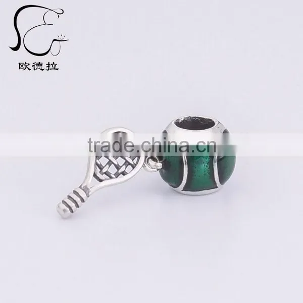 Bird With Crystal Enamel 925 Silver European Charm photo-3