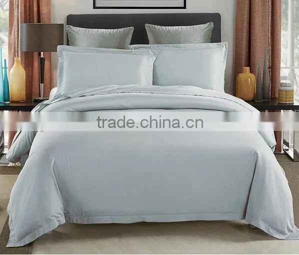 Cotton or Microfiber Blue Duvet Cover Set-solid