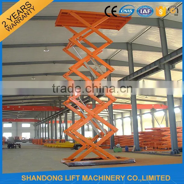 Outdoor Hydraulic Electric Building Material Lifts for Cargo Delivery photo-3