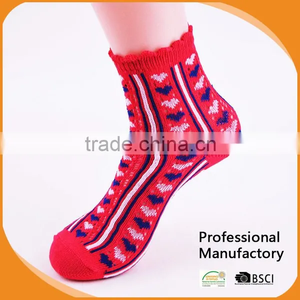 Hot Sale Lady Jaquard Rumi Socks /Fashion Colorful Cotton Women Socks photo-3