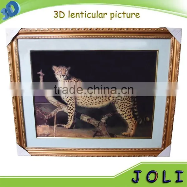 Cute Animal Dolphin Design 0.6MM PET Deep 3D Lenticular Photo Picture photo-2