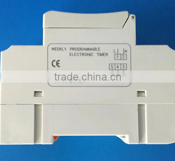 7 Days 24Hour Din-rail Mounting 17ON/OFF Weekly Program Digital Time Switch THC15A photo-3