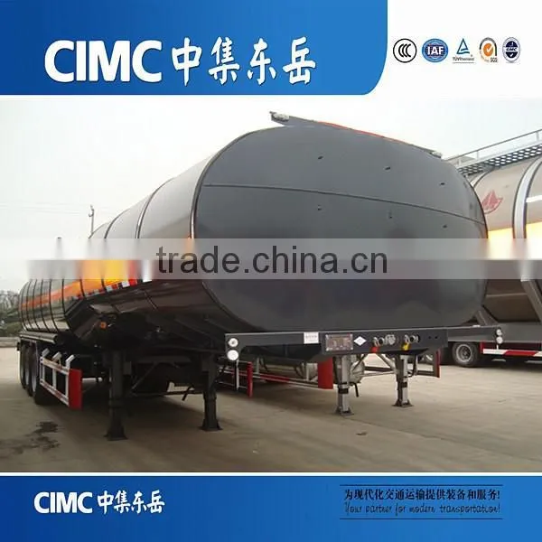 CIMC 3 Axles Aluminium Alloy Fuel Tank With Chassis Trailers photo-4