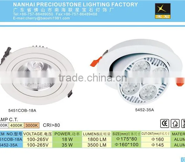 15 Degree Beam Angle Cyclone SMD 6W Led Spotlight Lamp photo-3