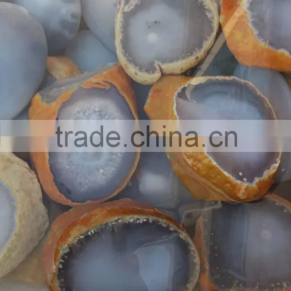 Natural Water Bile Agate Geode Agate With Water Trapped Inside Native Water Inside Agate Stone photo-2