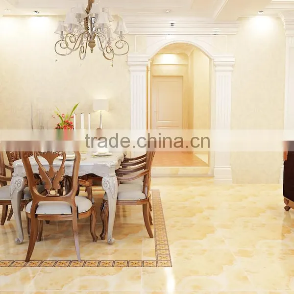 New Pattern Made in Foshan Good Quality 80x80 Glass Porcelain Floor Tile Glass photo-2