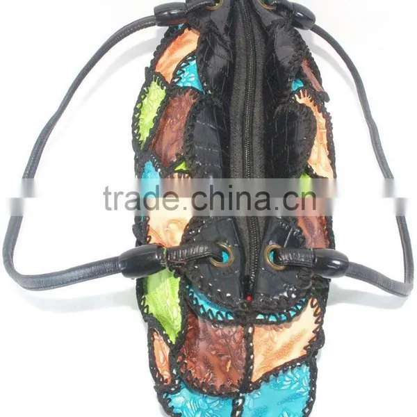 Ladies Leather Bag Multi Use Unique Shape Design Vivid Color Effect Hot Sale 2016 photo-3