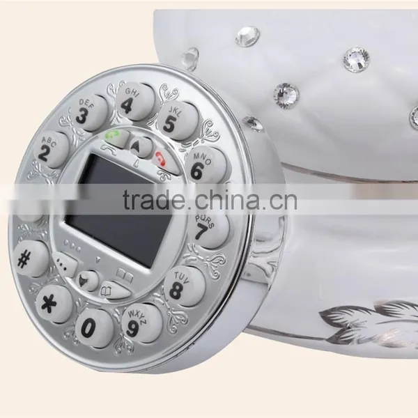 Antique Ceramic Bluetooth Wired Telephone New Landline photo-2