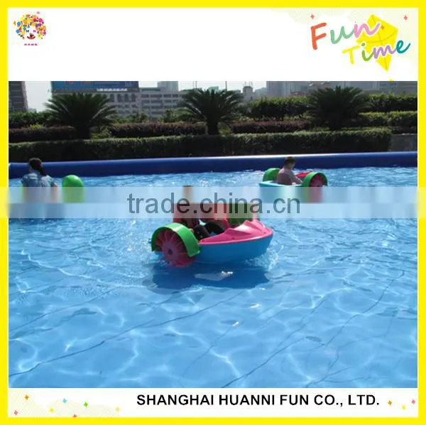 Exciting Hand Cranking Paddle Boat,water Bike Pedal Boats for Sale photo-3