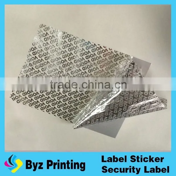 Hot Sale Anti-counterfeiting Warranty Void if Removed Label,security Void Sticker,ultra Destructible Vinyl in Lidun Brand photo-4