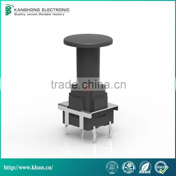 10x10mm Thd Waterproof Tact Switch , RoHS Waterproof Electronic Switch , 12v Waterproof Tactile Switch With Cap photo-4