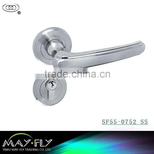 High-quality TRI-CIRCLE Stainless Steel Wholesale Household Anti-theft Double Sided Door Handle Locks, Stainless Steel Handles photo-2