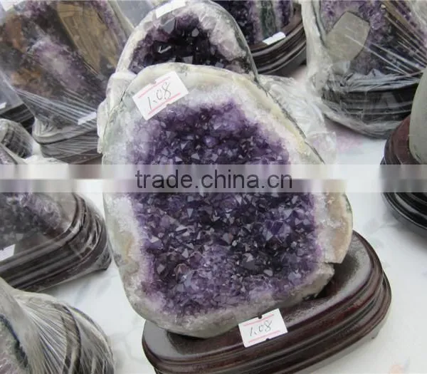 Large Natural Amethyst Quartz Crystal Geodes photo-3