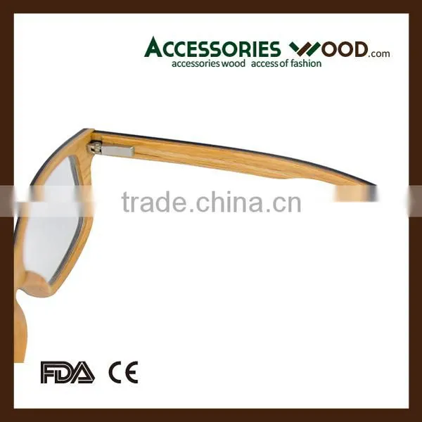 Hot Selling Sunglasses & Optical Frames Veneer Wood Glasses Frames With Acetate Temple OEM Design Available photo-5