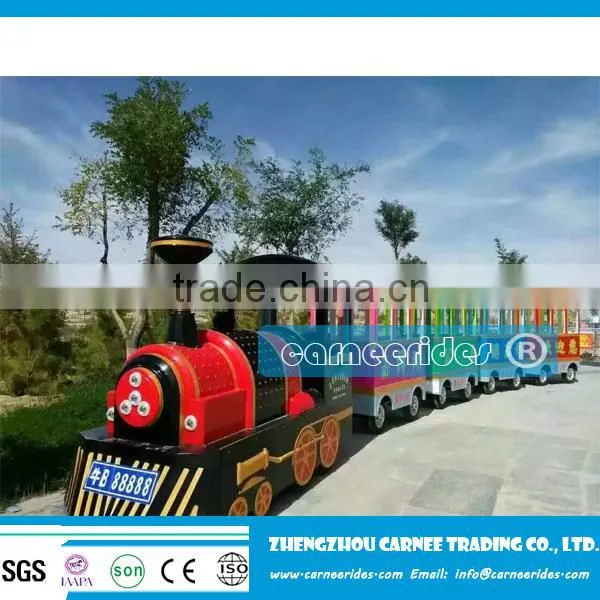 Trackless Train Rides for Sightseeing// Electric Trackless Train Ride for Sale photo-3