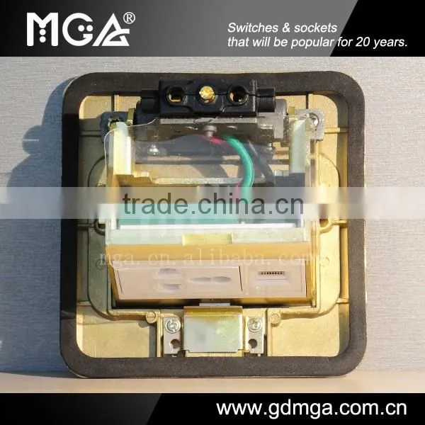 Slow Pop-up Floor Socket / Electrical Floor Sockets / Floor Pop up Socket Outlet photo-3