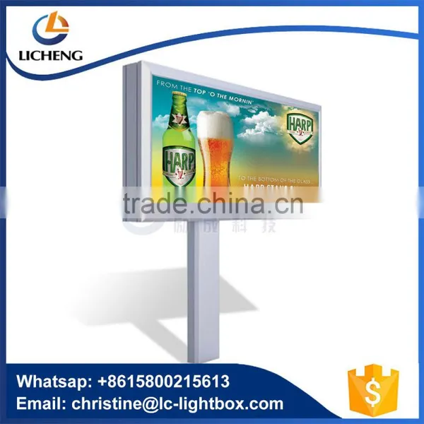 2016 Best Selling Aluminium Outdoor Waterproof Led Advertising Panels