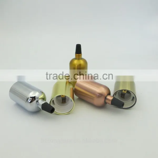 New Product Smooth Metal Screw Lamp Socket E26 E27 Lamp Holder Pendant for Edison Bulb photo-6