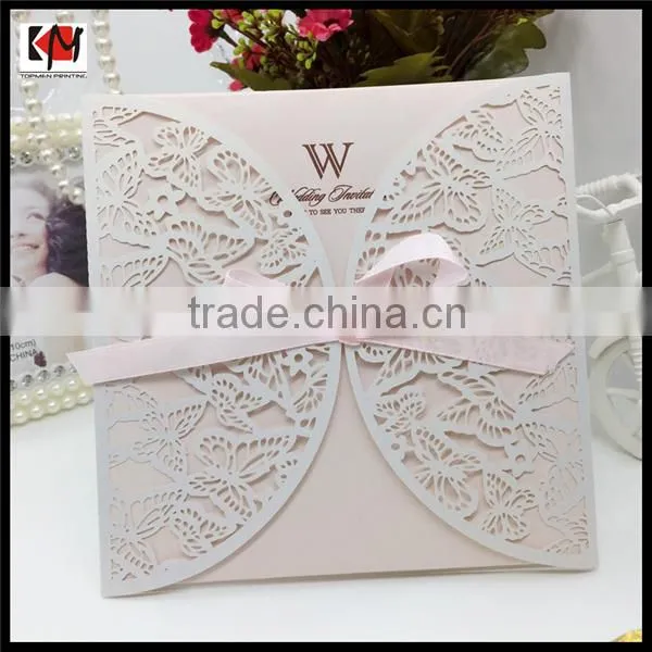 High Quality Laser Cut Wedding Invitations Card Wholesale photo-2