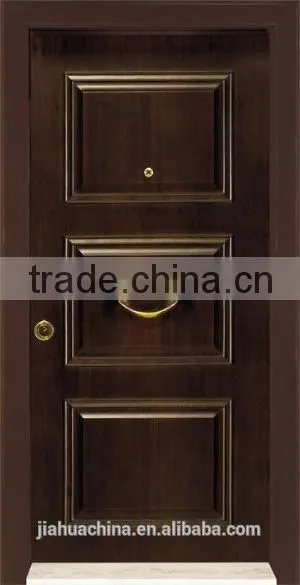 Armored Steel Wooden Door Bullet Proof Watreproof Carved Doors in 2016 Design photo-3