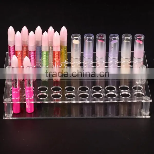 Small Diameter 41 Lipstick Perfume Acrylic Lipstick Display Stand photo-2