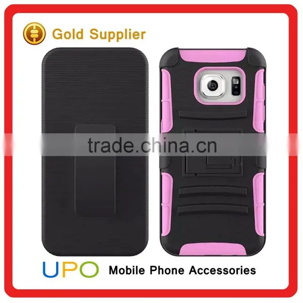 [UPO] 2016 New Arrival 3 in 1 Hard Plastic Silicon Phone Cover Case for Samsung Galaxy S7 Edge photo-2