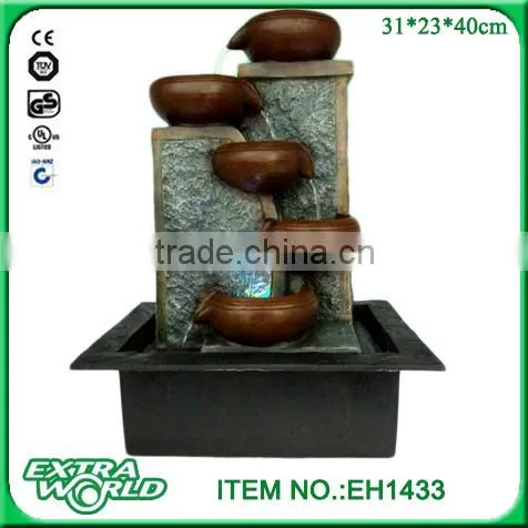 Bamboo Accents Rocking on Bamboo Arms Spout and Pump Japanese Fountain photo-2