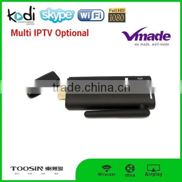 MINI Cheapest Donggle Android M85 Full HD Media Player Quad Core Android TV Dongle Smart TV Set Top Box photo-2