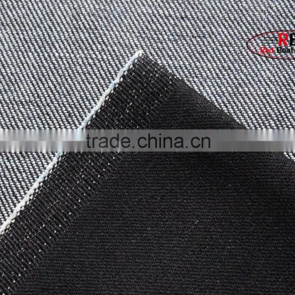 Factory Stock Lot 9.5oz Black 72%Cotton Denim Fabric photo-4