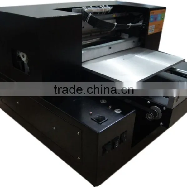 A3 Size Digtial Small Format Epson Head UV Led Flatbed Printer for Various Media, Such as Phone Cover, id Card Etc. photo-4