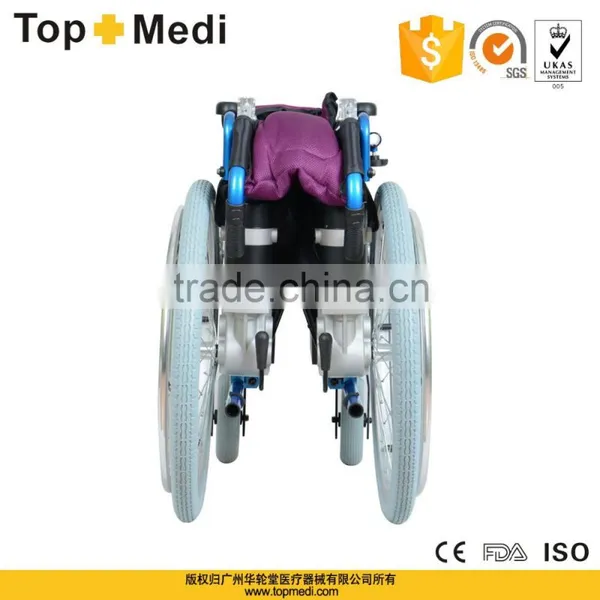 Rehabilitation Therapy Supplies TOPMEDI TM-EW-016 Handicapped Aluminum Hot Sale Electric Wheelchair photo-5