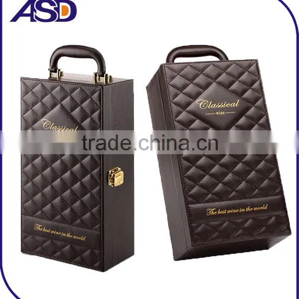 High Quality Leather Wine Packaging Boxes Hot Selling photo-3