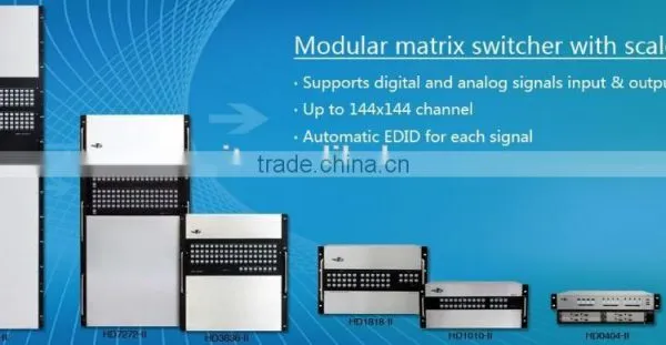 Support VGA/HDIM /AV Signals With Input and Output Cards Matrix Switcher photo-2