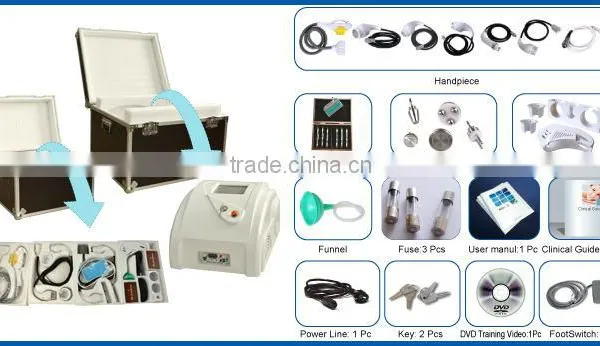 Newest Technical Protable Elight RF Cavitacion for Weight Loss Hair Removal photo-3