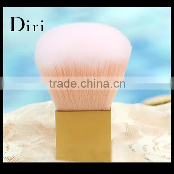 Beauty Pink Kabuki Brush Square Shape Handle Cosmetic Powder Brush photo-3