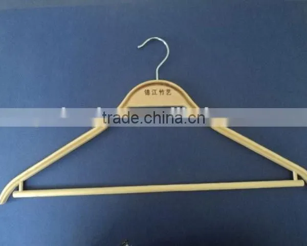 Classic and Reusable Clothes Bamboo Hangers Sets Wholesale photo-2