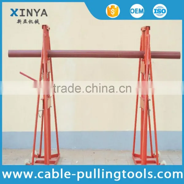 20T Cable Drum Stand With Hydraulic Lifting Jack photo-3