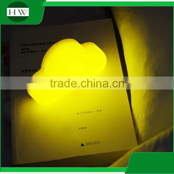 Promotion White Kids Baby Bed Living Room Hallway Sound Sensor Voice Control USB LED Cloud Lamp Night Light photo-5