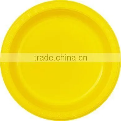 7" Inch Disposable PS Colorful Plastic Plates Party Tray photo-2