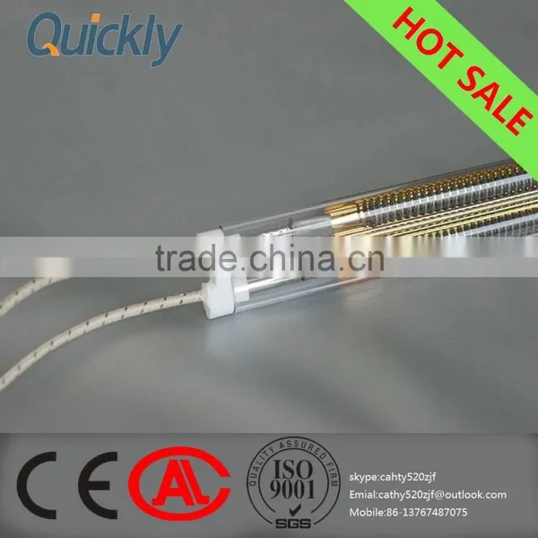 Quartz Halogen Infrared Heating Single Tube With Golden Reflector for Printing Inks ,CE Certificate,20000 Hours photo-2