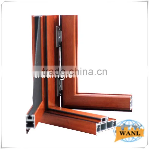 Aluminium and Building Materials With Wood Grain Powder Coating photo-4