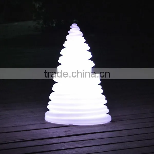 Christmas Ornaments LED Glowing Tower Lamp Led Christmas Tree Decorations USB Rechargeable Used Indoor/outdoor photo-3