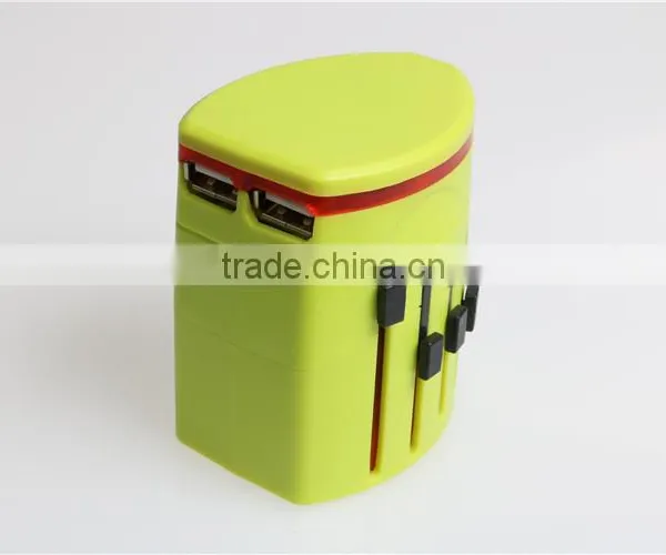 The Most Important Travel Accessory Unviersal Travel Adapter Charger With Double USB Port of 1000MA photo-3