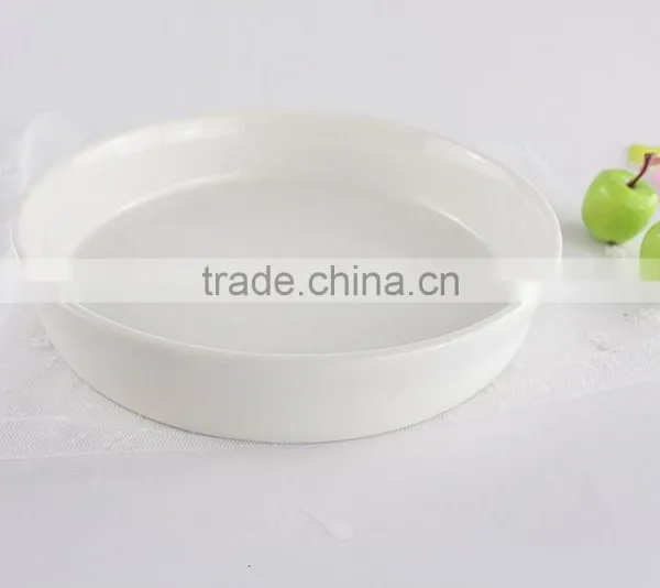 Hospitality Hotel Supply Round Eco-friendly Porcelain Plates Bakeware photo-4