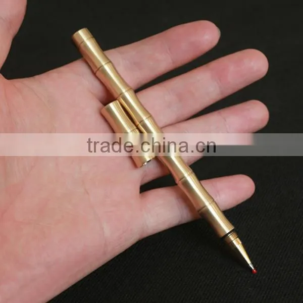 High End Brass Pen for Business Gift,Bamboo Shape Metal Pen photo-2